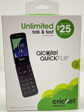 NEW Alcatel QUICKFLIP 4044C Flip Phone